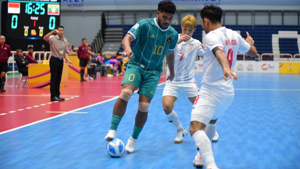 Gilas Myanmar 5-1, Timnas Futsal Indonesia Melangkah ke Semifinal ASEAN Futsal Championship 2024
            - galeri foto