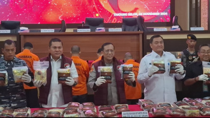 Tiga Bulan Polda Kaltara Gagalkan Penyelundupan 150 Kilogram Sabu Diamankan