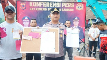 Tambang Ilegal Terungkap di Kawasan Gunung Sungapan, Polresta Bandung Tegas Amankan 1 Pengelola