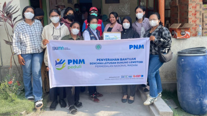 Sat Set! PNM Peduli Kirim Bantuan Warga Terdampak Erupsi Gunung Lewotobi