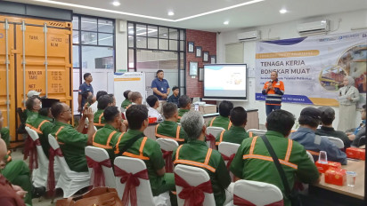 Pelindo Terminal Petikemas Sosialisasikan Safety Awareness Serentak di Seluruh Indonesia