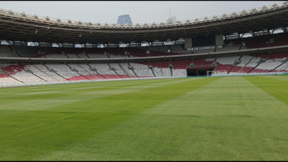 Kondisi Rumput Stadion GBK Jelang Timnas Indonesia Hadapi Jepang dan Arab Saudi di Kualifikasi Piala Dunia 2026, Garuda Bisa Main Maksimal
