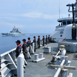 Latihan ORRUDA TNI AL dan Russian Navy Masuki Tahap Latihan "Sea Phase" di Laut Jawa