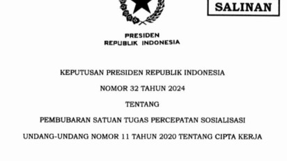 Gerak Cepat Prabowo Bubarkan Satgas UU Cipta Kerja, Ini Alasannya