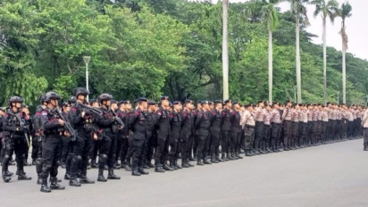 Sebanyak 739 Personel Gabungan Dikerahkan Amankan Aksi FPI di Kedubes AS