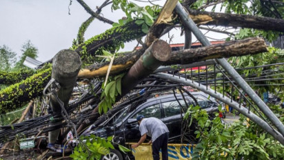 BPBD Lebak Ungkap Sebanyak 56 Rumah Rusak Diterjang Angin Kencang 