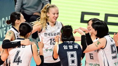 Hasil Liga Voli Korea: Expressway Hi-Pass Menang Dramatis dari GS Caltex Lewat Fullset