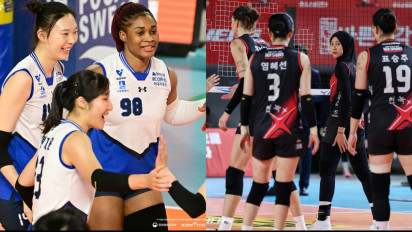 Mega dan Moma Cetak 34 Poin, Laga Red Sparks vs Hyundai E&C Hillstate Pecahkan Rekor Deuce V-League Usai Laga Berakhir dengan 37-39