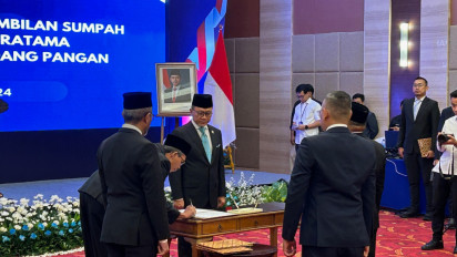 Zulhas Lantik 29 Pejabat Eselon II Kemenko Pangan: Saya Tantang Saudara Kerja Keras dengan Keterbatasan yang Ada
