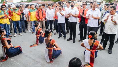 Kaesang Minta Bantuan Warga Humbahas untuk Pilih Birma Sinaga-Erwin Sihite