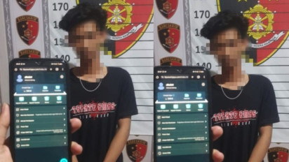 Kejar Keuntungan di Dunia Maya, Seorang Pria di Gresik Selatan Ditangkap Saat Main Judi Online