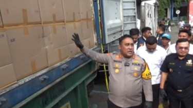 Bongkar Penyelundupan Rokok Ilegal yang Rugikan Negara Rp20 M, Delapan Pelaku dan Tujuh Juta Batang Rokok Diamankan