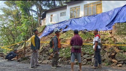 Talud Sepanjang 10 Meter Ambrol, Ancam Rumah Warga di Kabupaten Kulon Progo