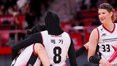 Megawati Lagi-lagi Jadi Tulang Punggung, Red Sparks Tutup Putaran 1 V-League dengan Kekalahan Atas Pink Spiders