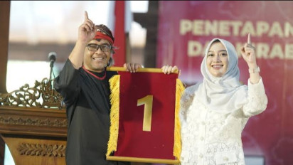 Survei Charta Politika: Kalahkan Petahana, Elektabilitas Agus-Nadia Unggul 40,6% di Pilkada Temanggung