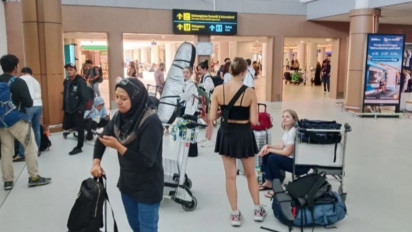 Semua Rute Penerbangan Keberangkatan dan Kedatangan di Bandara Lombok Terdampak Letusan Gunung Lewotobi Laki-Laki