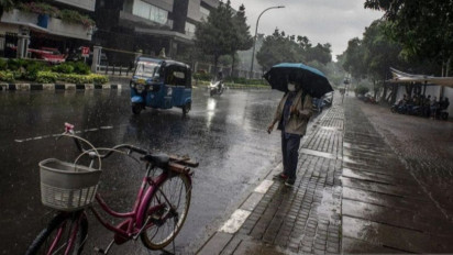 BMKG: Jakarta Hujan Pada Kamis Sore Hingga Malam Hari