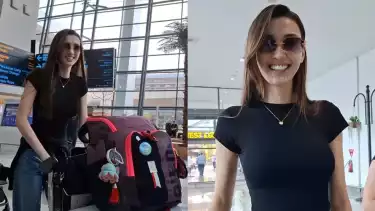 Pevoli Kazakhstan Sabina Altynbekova tiba di Indonesia jelang Proliga 2025 pada Rabu (13/11/2024).