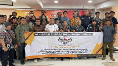 Gelar Deklarasi Pilkada Damai, Persatuan Driver Online Indonesia Berharap Ekonomi Terus Tumbuh