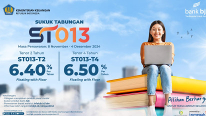 bank bjb Tawarkan SBN Ritel ST013 dengan Imbal Hasil Hingga 6.50%