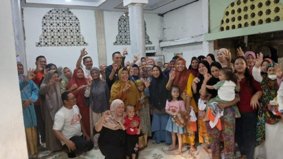 Ini Cara Unik Warga Srengseng Menangkan Paslon Mas Pram-Bang Doel di Pilkada Jakarta 2024