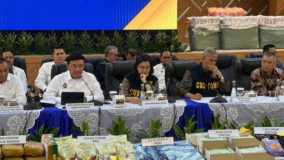 Sri Mulyani: Pemerintah Gagalkan 283 Penyeludupan Barang Senilai Rp49 Miliar dalam Sepekan