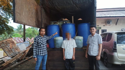 Mafia Penimbun BBM Bersubsidi 1,6 Ton di Sijunjung Ditangkap Polisi