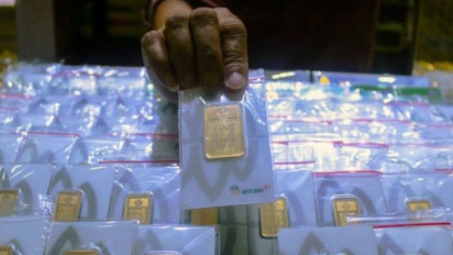 Harga Emas Turun Rp10.000 di Akhir Pekan, Cek Harga Emas Antam, UBS dan Galeri24 di Pegadian
