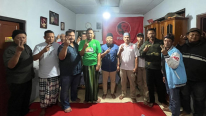 Projo Kabupaten Blitar Deklarasi Siap Menangkan Pasangan Calon Bupati Blitar Rini-Ghoni
