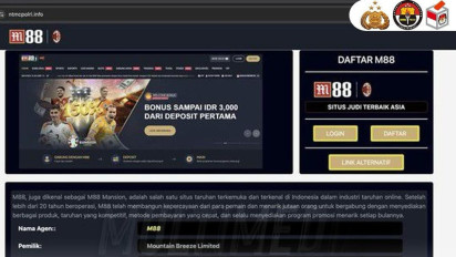 Soal Web NTMC Diretas jadi Tampilkan Judi Online, Polri Tegaskan Itu Bukan Web Resmi
