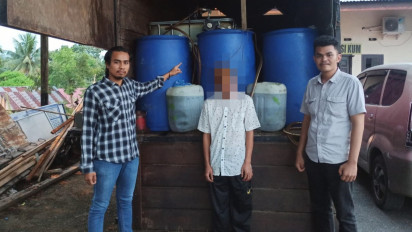 Polres Sijunjung Tangkap Mafia Penimbunan BBM Bersubsidi 1,6 Ton