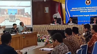 Dugaan Bagi-bagi Duit Penggelembungan Suara Caleg DPR RI di Brebes, KPU e Jalani Sidang Kode Itik