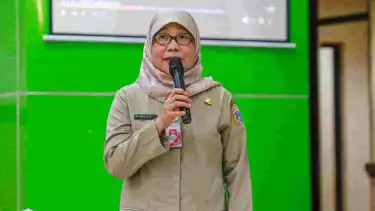 Pelaksana Tugas (Plt.) Asisten Kesejahteraan Rakyat Sekda Provinsi DKI Jakarta Suharini Eliawati