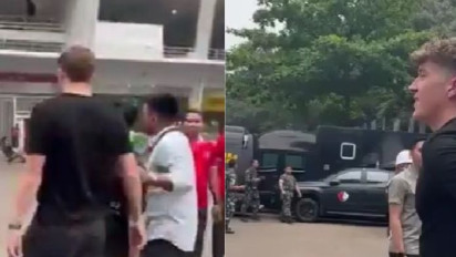 Ole Romeny Terlihat di Stadion GBK Jelang Laga Timnas Indonesia Vs Jepang, Salaman dengan Erick Thohir?