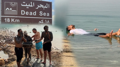 Serunya Mengambang dan Luluran di Laut Mati Agar Awet Muda seperti Cleopatra, Seri Perjalanan Umroh Plus Aqsa Elharamain Wisata