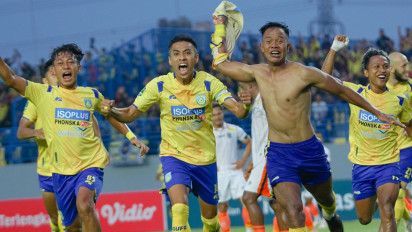Gol Semata Wayang Joko Supriyanto Bawa Gresik United Tumbangkan Persibo Bojonegoro
