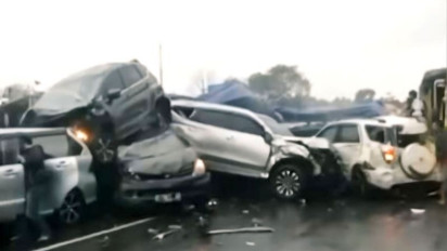 Korlantas Polri sebut Kecelakaan di Tol Cipularang Disebabkan Kombinasi Berbagai Faktor