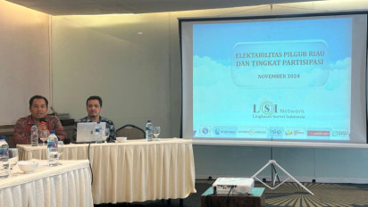 Paslon Gubernur Riau Abdul Wahid-SF Hariyanto Melaju di Angka 45,5 Persen, Nawaitu Stagnan dan Suwai Terjun