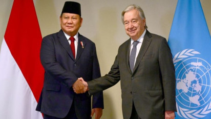 Bertemu Sekjen PBB, Presiden Prabowo Bahas Sejumlah Isu Strategis