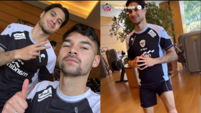 Sandy Walsh Tunda Ospek 'Jongkok Challenge' Kevin Diks Karena Cedera Lutut