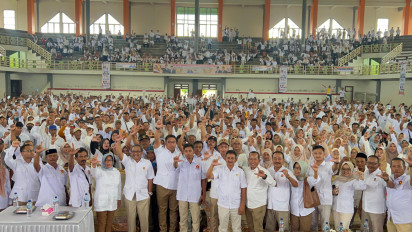 Berharap Kemenangan Pilpres Terulang, Ketua DPD Gerindra Jateng Gerakan Warga Blora Dukung Ahmad Luthfi-Taj Yasin