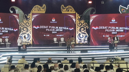 Debat Pamungkas Pilgub Jatim, Tiga Cagub Beradu Strategi Penegakan Hukum Lingkungan