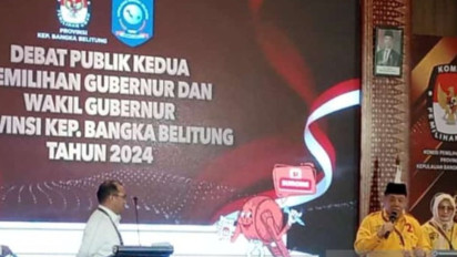 KPU Babel Menilai Debat Publik Kedua di Belitung Wujud Kesetaraan