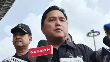 Ketua Umum PSSI Erick Thohir hadiri acara FIFA