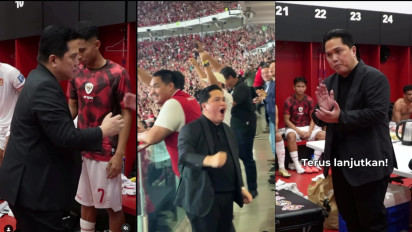 Erick Thohir Sampaikan Pesan Penting di Locker Room Usai Kemenangan Timnas Indonesia Atas Arab Saudi