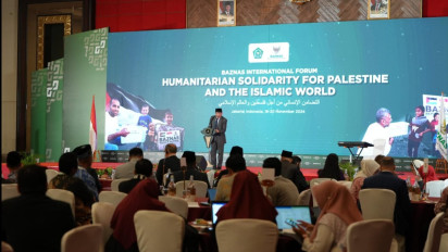 BAZNAS Salurkan Bantuan Kemanusiaan Palestina Rp112,1 M