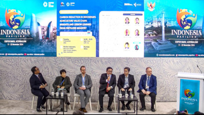 Di Forum Internasional COP29, Petrokimia Gresik Beberkan Program Transisi Energi 2024-2030