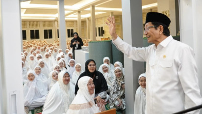 Tragedi Longsor di Ponpes Yaspida Sukabumi, Menag Sampaikan Belasungkawa dan Beri Bantuan