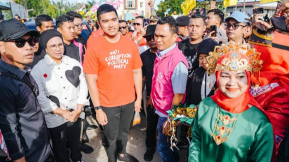 Di Depan Warga Kabupaten Landak, Kaesang Beri Perintah Tegas ke Pasangan Heri Saman-Vinsensius