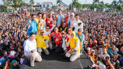 Presiden Prabowo dan Jokowi Diklaim Dukung Akbar Heri-Vinsensius di Pilkada Kabupaten Landak 2024, Ini Buktinya